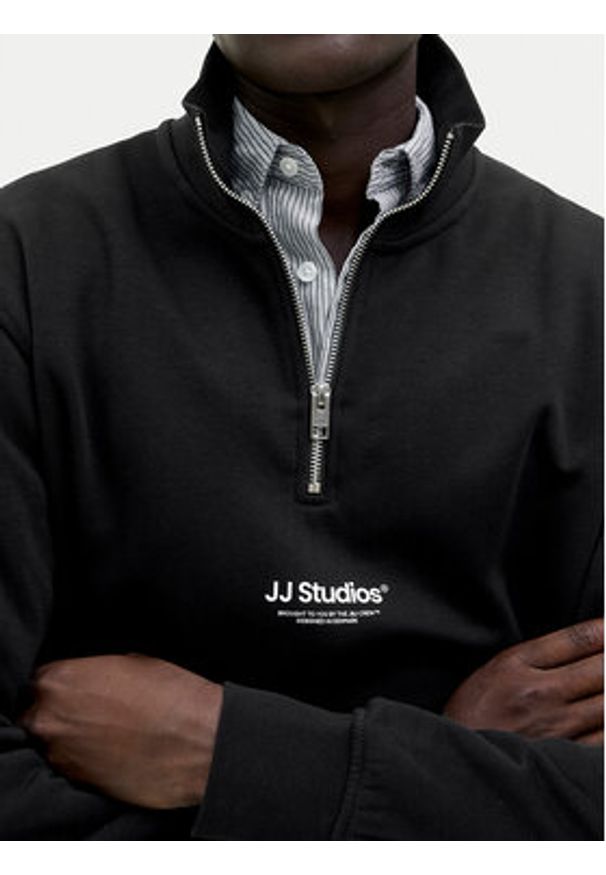 Jack & Jones Bluza Soho 12278793 Czarny Relaxed Fit. Kolor: czarny. Materiał: bawełna