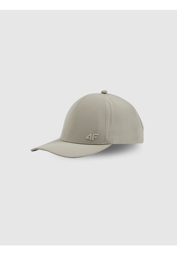 4f - 4F Czapka z daszkiem strapback uniseks - szara XS/S (56cm). Kolor: szary. Styl: sportowy, klasyczny, casual