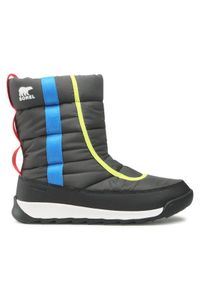 sorel - Sorel Śniegowce Youth Whitney II Puffy Mid Wp NY3873 Szary. Kolor: szary. Materiał: materiał