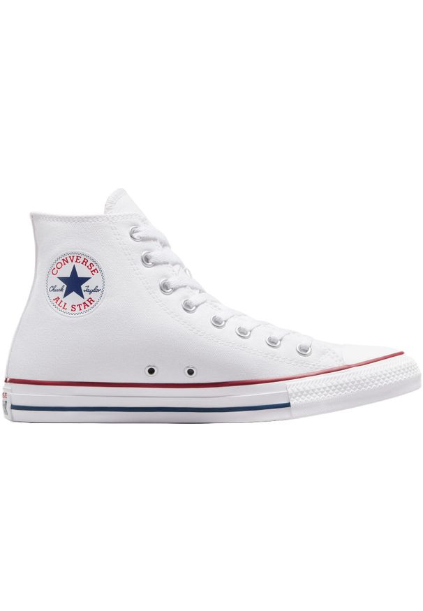 Trampki Converse Chuck Taylor All Star Hi, Dla obu płci. Kolor: biały. Materiał: materiał