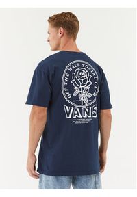 Vans T-Shirt Off The Wall Social Club Ss Tee VN0008S0 Niebieski Classic Fit. Kolor: niebieski. Materiał: bawełna #4