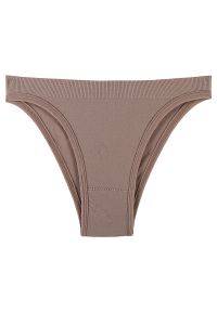 Intica - Tanga z cienkimi paskami niewidoczne pod odzieżą Devinne. Kolor: beżowy. Materiał: tkanina, materiał