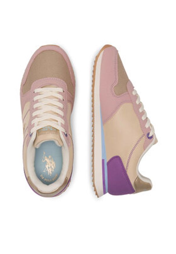 U.S. Polo Assn. Sneakersy ALTENA002 Różowy. Kolor: różowy. Materiał: materiał