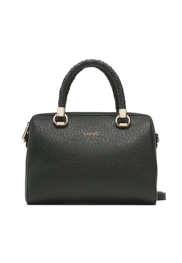 Liu Jo Torebka M Satchel AXX011 E0087 Czarny. Kolor: czarny. Materiał: skórzane