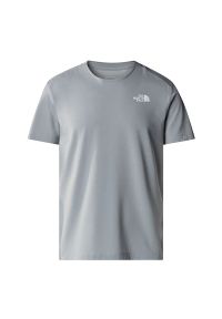 Koszulka The North Face Lightning Alpine 0A87H7H5F1 - szara. Kolor: szary. Materiał: elastan, poliester, materiał. Długość rękawa: krótki rękaw. Długość: krótkie