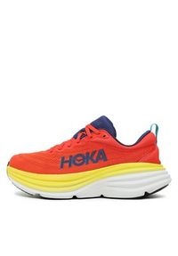 HOKA - Hoka Buty do biegania Bondi 8 1123202 Czerwony. Kolor: czerwony. Materiał: materiał, mesh