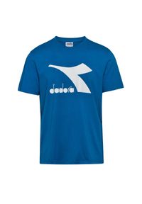 Diadora - Koszulka męska DIADORA T-SHIRT SS BIG LOGO. Kolor: niebieski