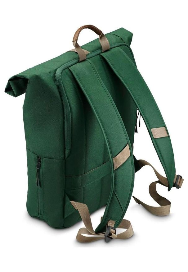 hama - Plecak Hama Silvan 16.2'' zielony. Kolor: zielony. Materiał: materiał. Styl: casual