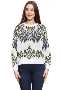 Wrangler - DAMSKI SWETER WRANGLER GEO KNIT CLOUD BLUE W8N5QCB03 112132405 #7