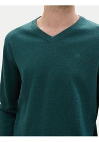 Tom Tailor Sweter 1039806 Zielony Regular Fit. Kolor: zielony. Materiał: bawełna #6