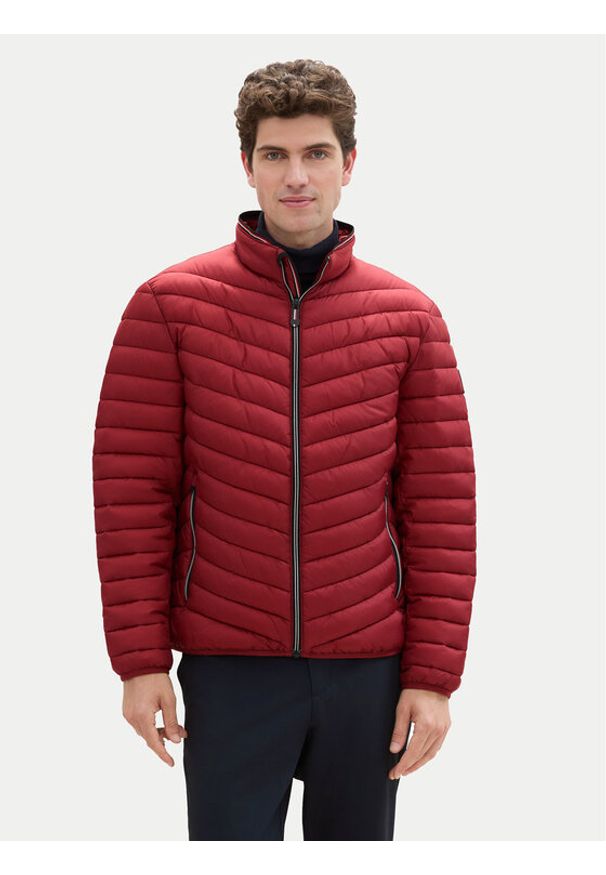 Tom Tailor Kurtka przejściowa 1041311 Czerwony Regular Fit. Kolor: czerwony. Materiał: syntetyk