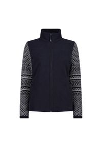 Bluza damska turystyczna CMP 34J0696. Kolor: niebieski, wielokolorowy, biały. Materiał: polar #1