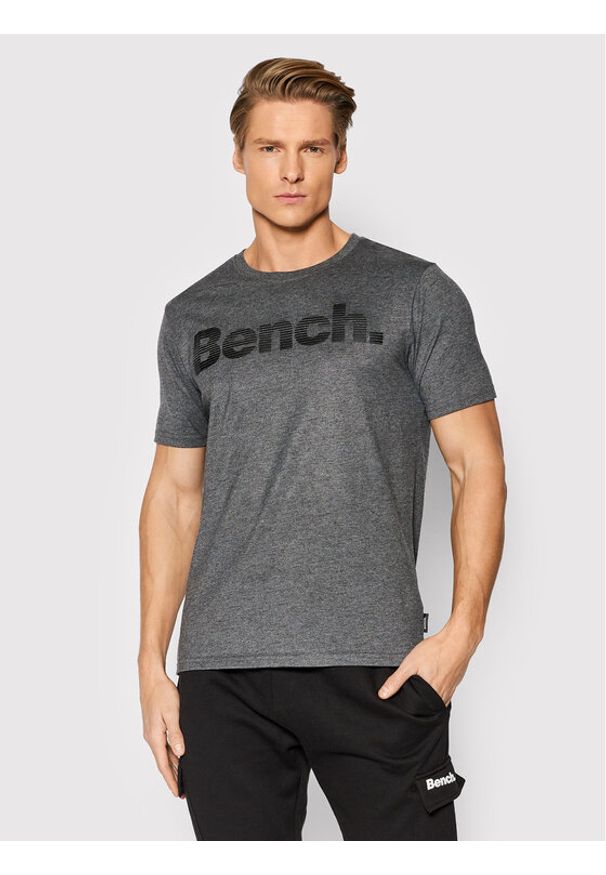 Bench T-Shirt Leandro 118985 Szary Regular Fit. Kolor: szary. Materiał: bawełna, syntetyk