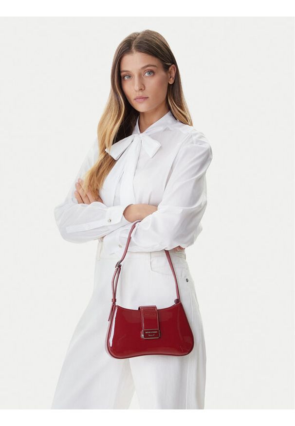 Emporio Armani Torebka EW001778 AF17287 U5068 Bordowy. Kolor: czerwony. Materiał: skórzane