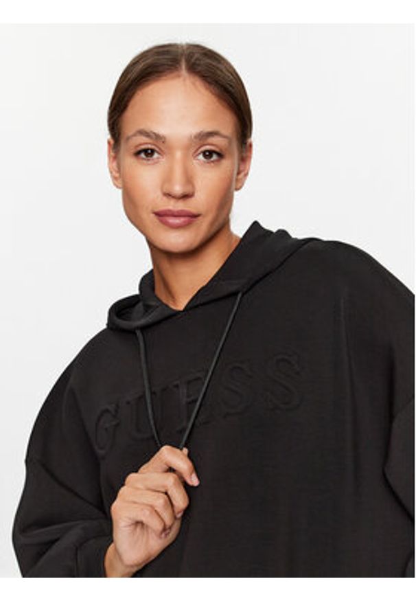 Guess Sukienka codzienna V3BQ14 K7UW2 Czarny Regular Fit. Okazja: na co dzień. Kolor: czarny. Materiał: wiskoza. Typ sukienki: proste. Styl: casual