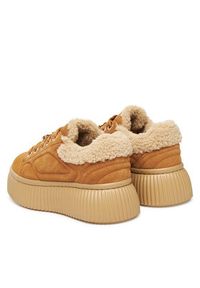 Karl Lagerfeld - KARL LAGERFELD Sneakersy Kreeper Lo KL42312 Brązowy. Kolor: brązowy. Materiał: zamsz, skóra #6