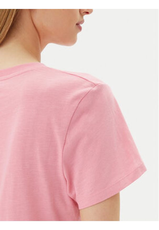 Guess T-Shirt E5GI03 K8G01 Różowy Regular Fit. Kolor: różowy. Materiał: bawełna