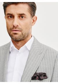 Pako Lorente - PAKO LORENTE - Marynarka garniturowa w prążek. Materiał: poliester, wiskoza, elastan. Wzór: prążki. Styl: młodzieżowy #6