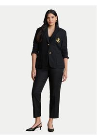 Lauren Ralph Lauren - LAUREN RALPH LAUREN Spodnie materiałowe 200P14610003 Czarny Slim Fit. Kolor: czarny. Materiał: bawełna #7