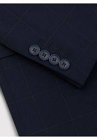 Pako Lorente - PAKO LORENTE – Marynarka garniturowa w kratę Windowpane. Materiał: poliester, wełna, lycra #5