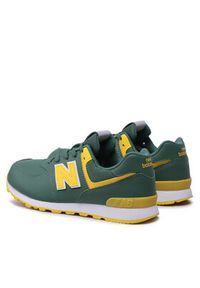 New Balance Sneakersy GC574CJ1 Zielony. Kolor: zielony. Materiał: skóra. Model: New Balance 574