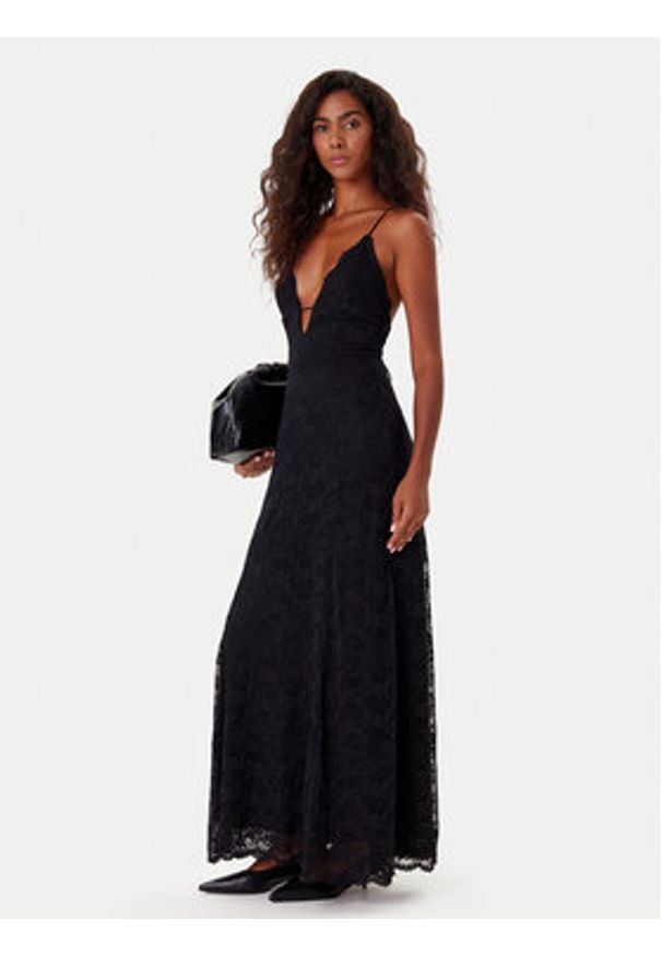 BARDOT - Bardot Sukienka wieczorowa Sabrine Lace 60060DB Czarny Regular Fit. Kolor: czarny. Materiał: syntetyk. Styl: wizytowy