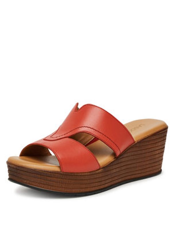 Lasocki Klapki WI16-NYASA-01 Czerwony. Kolor: czerwony. Materiał: skóra