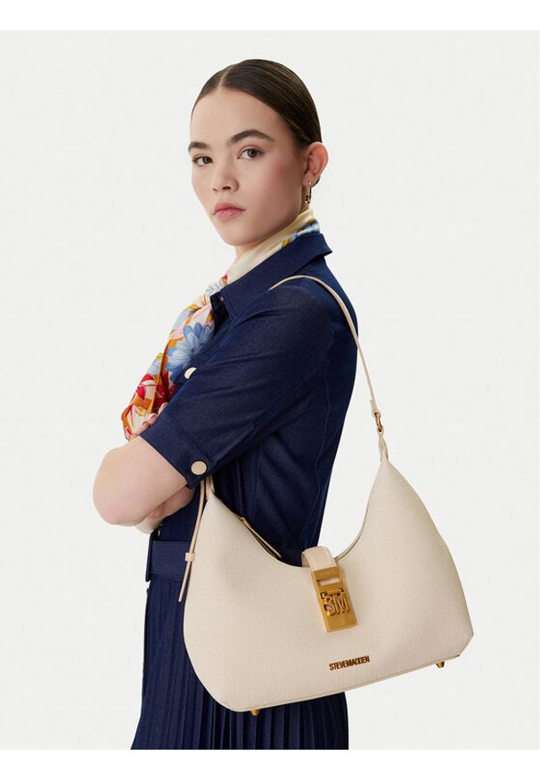 Steve Madden Torebka Bovie-E 13001645 Beżowy. Kolor: beżowy. Materiał: skórzane