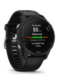 GARMIN - Garmin Forerunner 255 Music czarny. Kolor: czarny. Styl: sportowy, casual, elegancki