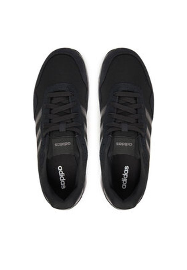 Adidas - adidas Sneakersy Run 60s 4.0 JR2057 Czarny. Kolor: czarny. Materiał: materiał. Sport: bieganie