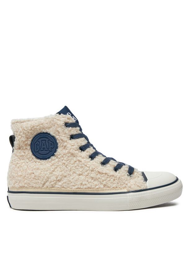 GAP - Gap Trampki Houston Mid Ii Fur W GAL504F6TWOFWHGP Beżowy. Kolor: beżowy. Materiał: materiał