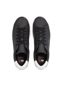 Tommy Jeans Sneakersy Tjm Leather Low Cupsole EM0EM01374 Czarny. Kolor: czarny. Materiał: skóra #3