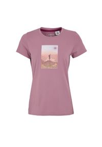 Regatta - Koszulka Damska Fingal Sunburst Stretch T-shirt. Kolor: różowy