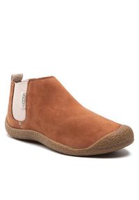 keen - Keen Sztyblety Mosey Chelsea Leather 1026826 Brązowy. Kolor: brązowy. Materiał: nubuk, skóra #7