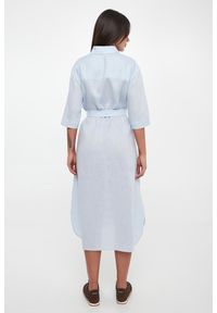 Sukienka lniana szmizjerka Tabella MM. Materiał: len. Typ sukienki: szmizjerki #4