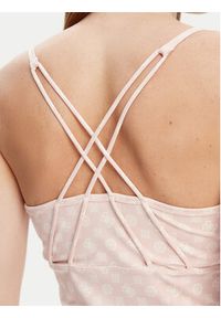 Guess Top V5YP11 MC03W Różowy Slim Fit. Kolor: różowy. Materiał: syntetyk #3