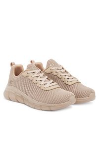 skechers - Skechers Sneakersy Bobs B Flex-Visionary Essence 117346/NAT Beżowy. Kolor: beżowy. Materiał: materiał #4