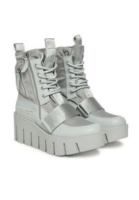 United Nude Trzewiki Grip Combat Lo 10961919165 Szary. Kolor: szary. Materiał: skóra