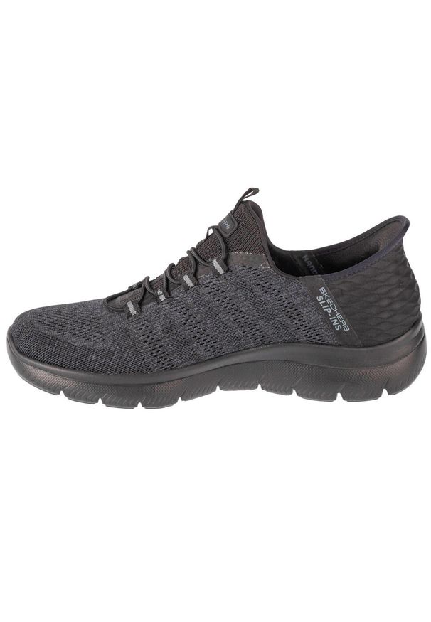 skechers - Buty do chodzenia męskie Skechers 232469CCBK. Kolor: szary. Materiał: materiał, syntetyk. Szerokość cholewki: normalna. Sport: turystyka piesza