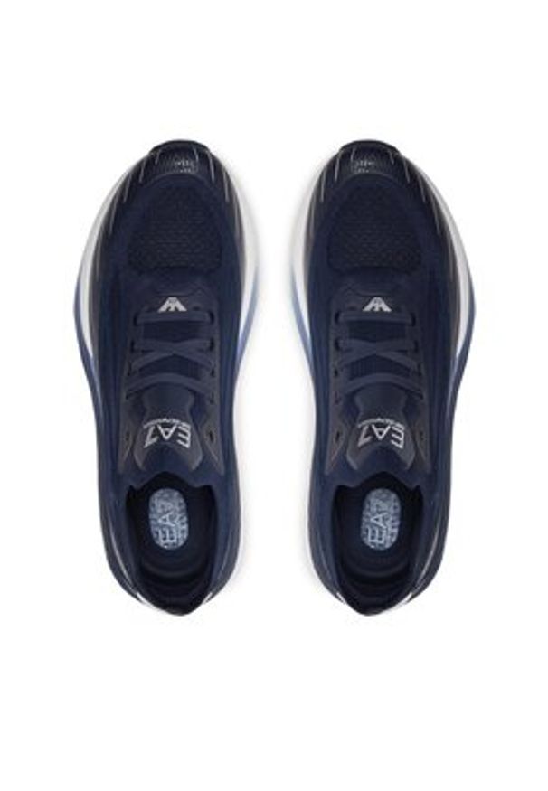EA7 Emporio Armani Sneakersy X8X176 XK377 R649 Granatowy. Kolor: niebieski. Materiał: materiał