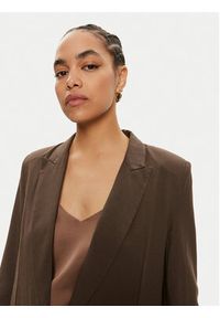 ViCOLO Marynarka TB1561 Brązowy Regular Fit. Kolor: brązowy. Materiał: wiskoza #4