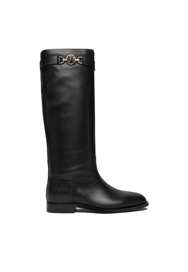 Eva Minge Kozaki EO-ELSA-1774-1604-1 Czarny. Kolor: czarny. Materiał: skóra