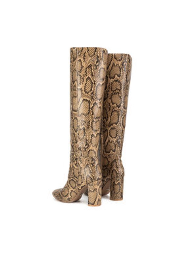 MEXX Kozaki MI001805743W Beżowy. Kolor: beżowy. Materiał: materiał