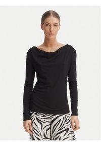 Vero Moda Bluzka Ice 10340793 Czarny Regular Fit. Kolor: czarny. Materiał: syntetyk #1