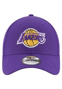 New Era - Czapka z daszkiem męska 9FORTY The League Los Angeles Lakers NBA Cap. Kolor: fioletowy, wielokolorowy, żółty. Materiał: poliester. Styl: sportowy