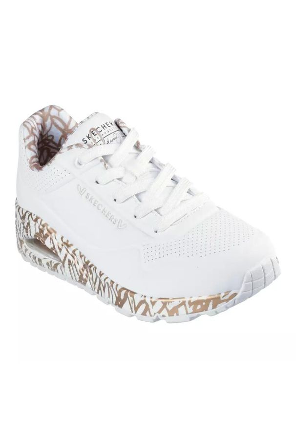 skechers - Chaussures Femme UNO LOVING LOVE WTRG Blanc SKECHERS. Kolor: biały