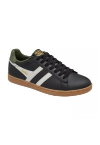 Buty do chodzenia męskie Gola Equipe Ii Leder 2024. Kolor: czarny, biały, wielokolorowy. Materiał: materiał, skóra. Szerokość cholewki: normalna. Sport: turystyka piesza