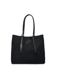 TOMMY HILFIGER - Tommy Hilfiger Torebka Th Elevated Nylon Tote AW0AW18406 Czarny. Kolor: czarny #3
