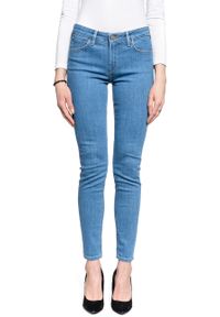 Lee - LEE SCARLETT SKINNY DAMSKIE SPODNIE JEANSOWE BRIGHT BLUE L526MANT #4