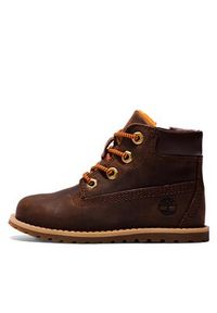 Timberland Trzewiki Pokey Pine 6In Boot With TB0A2NC39311 Brązowy. Kolor: brązowy. Materiał: skóra